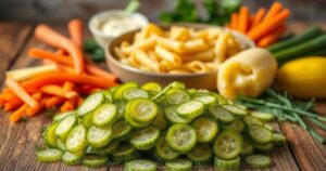Crunchy Pickle Pasta Salad Ingredients