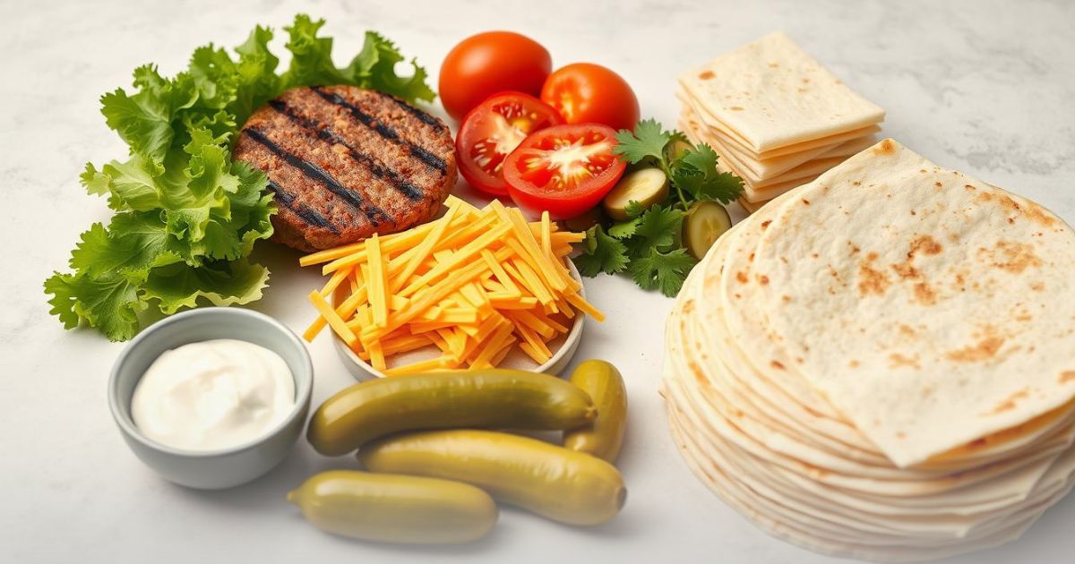 Burger Quesadillas