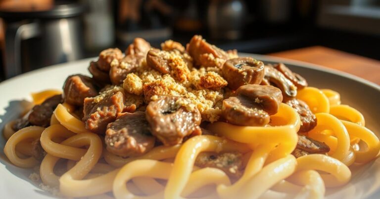 Easy Hamburger Helper Stroganoff