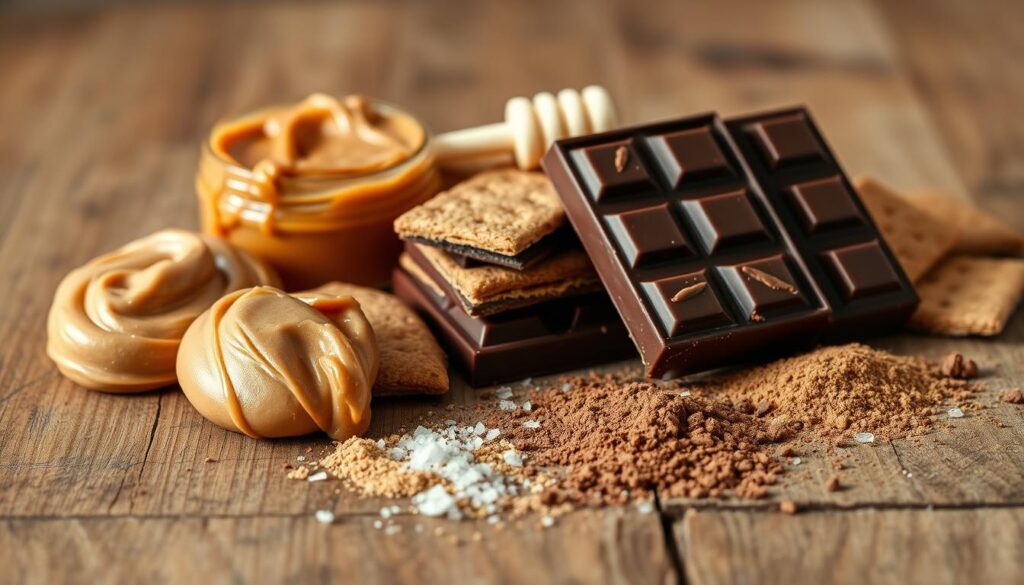 Ingredients for Peanut Butter Chocolate Bars Ingredients for Peanut Butter Chocolate Bars