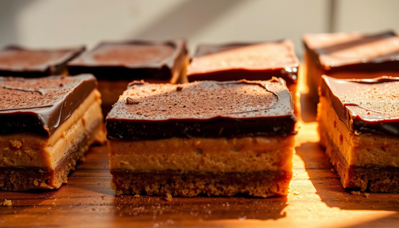 No-Bake Chocolate Peanut Butter Bars