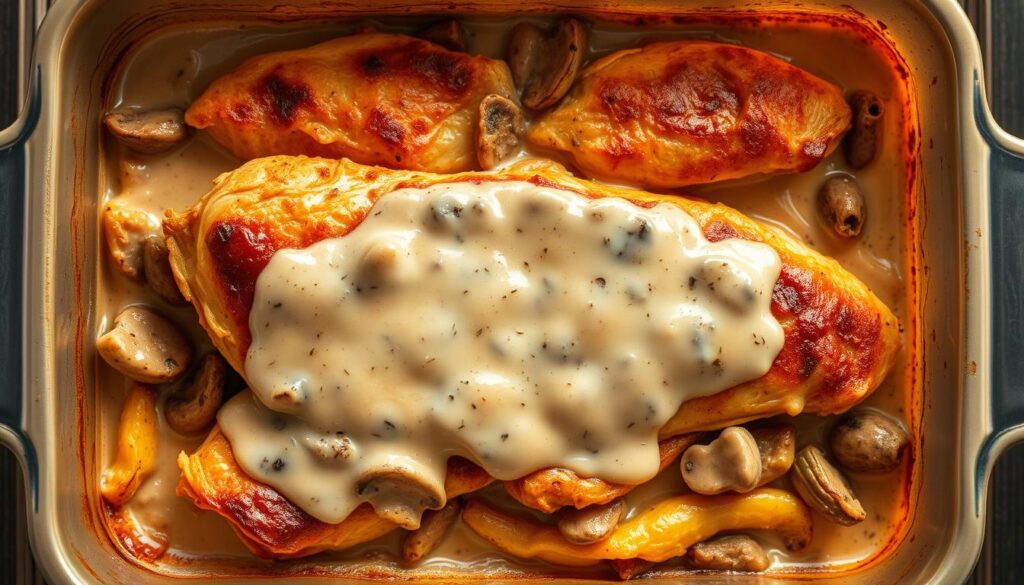 Oven Baked Chicken Casserole Layering