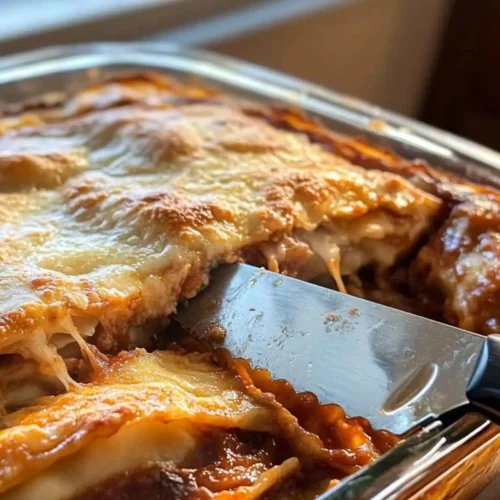 Dumpling bake cooling in casserole dish on stove
